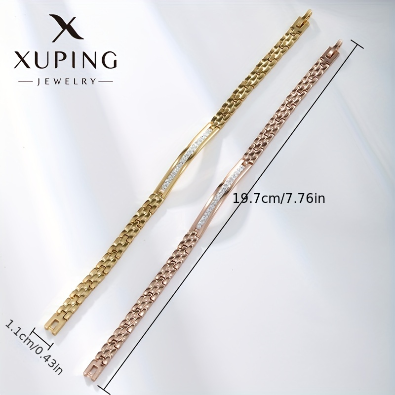 Zirconia Flash Strap Hand Chain Bracelet